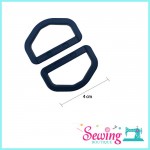 RING - D SHAPE-PLASTIC-30MM(DARK BLUE)